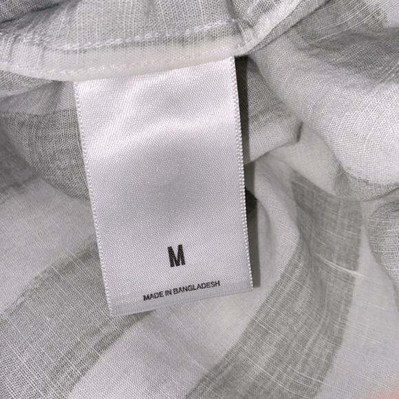 Express striped men’s button down shirt size medium - Picture 5 of 6